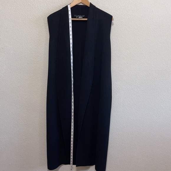 Per Se Black Long Coat Cardigan - Picture 7 of 10